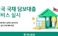 하나증권, 미국 국채 담보대출 서비스 실시