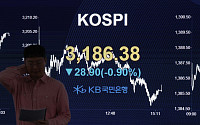 3200선 내준 코스피 [포토]