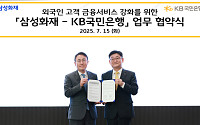 KB국민은행, 삼성화재와 ‘외국인 금융 서비스 강화’ 맞손