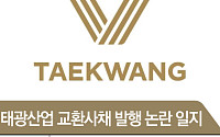 경영권 방어냐 신사업 진출이냐…태광 교환사채 발행, 곧 판가름