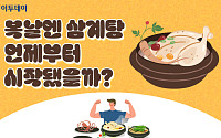 복날엔 삼계탕, 언제부터 시작됐을까? [그래픽 스토리]