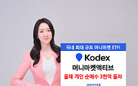 삼성자산운용 ‘KODEX 머니마켓액티브’ 올해 개인 순매수 3000억 돌파