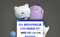 SOL 팔란티어커버드콜OTM 채권혼합, 주당 240원 월배당 지급
