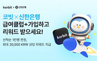 코빗, 신한은행과 '급여클럽+ 쿠폰' 이벤트