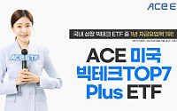 한투운용 ‘ACE 미국빅테크TOP7 Plus’ 국내 상장 빅테크 ETF 1년 자금유입 1위