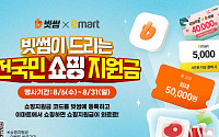 빗썸, 이마트와 쇼핑지원금 이벤트...최대 9만 5000원 혜택