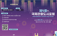 부산시, 제4회 국제관광도시 포럼 개최… "글로벌 관광 허브도시 도약"