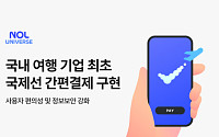 놀유니버스, 국제선 항공권 간편결제 서비스 도입…"국내 여행 기업 최초"