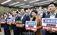 국민의힘 의원총회…'경제내란법 강행처리 민주당은 각성하라' [포토]