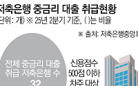 저축銀 중금리대출 75% 중·고신용자 몫…"저신용자 소외" [벼랑끝 저신용자]
