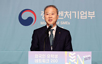 '외국인 유학생 네트워크 200' 축사하는 양오봉 회장 [포토]
