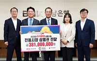 BNK경남은행, 추석 앞두고 3억8000만원 전통시장 상품권 기탁