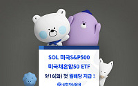 SOL 미국S&P500미국채혼합50 ETF, 첫 월배당 지급…주당 36원