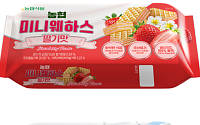 우리밀·쌀로 바삭하게…농협식품, 소금우유·딸기 웨하스 선보여