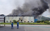 광양 타이어 부품업체서 또 불...알루미늄 물류창고도 6일만에 진화