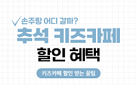 [카드뉴스] 긴 연휴 아이·손주와 가볼 만한 '키즈카페' 혜택 정리