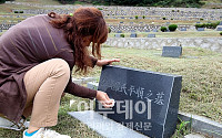 [포토]조상의 묘 정성껏 닦는 성묘객