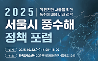 서울시, ‘풍수해 대응 미래 전략’ 모색…22일 정책포럼 개최