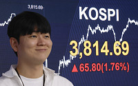 3800선 돌파.. 최고치 랠리 이어가는 코스피 [포토]