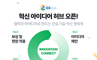 GS건설, ‘혁신 아이디어 허브’ 구축하고 기술 경쟁력 확보