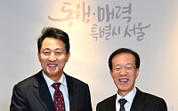 오세훈 서울시장, 이석연 국민통합위원회 신임 위원장 면담