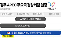 경주 APEC 주요국 정상회담 일정 [그래픽]