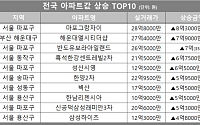 [아파트값 상승 톱10] 서울 마포구 '마포그랑자이' 등