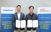 두산로보틱스, 에이딘로보틱스와 피지컬 AI 구현 공동 협력