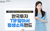 한국투자TIF알아서평생소득펀드시리즈, 합산 설정액 6000억 돌파