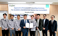 HJ중공업, 4.5만㎥급 LPG·암모니아 운반선 AIP 확보…"중형급 세그먼트까지 채웠다"