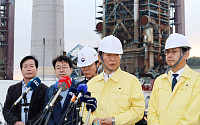 울산 붕괴 사고현장 찾은 정청래 “신속 구조, 가족 지원 최선” 약속