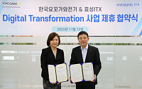 효성ITX, 스마트팩토리 사업 확장 위해 日 요꼬가와社와 MOU