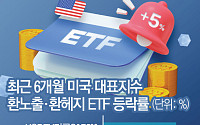 금리 인하 지연에 강달러 재개…환노출 ETF 웃었다