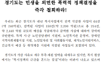 “경기도, 복지예산 2440억 ‘대량 삭감’…시민단체 ‘폭력적 결정’ 직격”