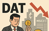 DAT 자금 순유출 발생…스트래티지 MSCI 퇴출 우려에 구조적 리스크 부각