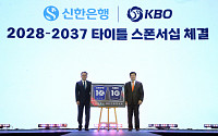 신한은행, KBO 리그와 2037년까지 타이틀 스폰서십 체결