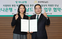 하나은행, 맥도날드와 기부 적금 출시…생활금융 시너지 노린다