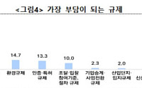 中企 43.7% "규제 수준 높아...노동규제가 가장 부담"