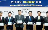 여수국가산단 1조2441억 규모...전남도 투자협약