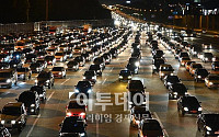 [포토]귀경차량으로 가득 찬 서울요금소