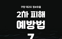 [카드뉴스]  '쿠팡 유출 사태' 2차 피해 막는 법 7가지