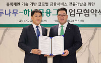 두나무, 하나금융과 MOU 체결…블록체인 금융 인프라 공동 구축