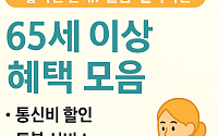 "놓치면 손해!" 65세 이상 혜택(돌봄 서비스·일자리편)