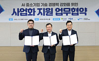 기보, NIPA·KOSA와 AI기술 사업화 지원 맞손