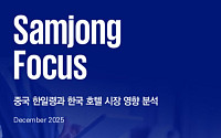 삼정KPMG "'중국 한일령' 아시아 관광 지형 변화…한국 호텔 시장 재평가 국면 진입"