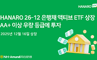 NH아문디자산운용, HANARO 26-12 은행채(AA+이상) 액티브 ETF 상장