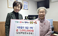 "도움 주고 싶어요"...전북 남원시 할머니 폐지 모아 올해도 '성금'