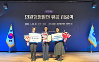 수원특례시, 민원행정 ‘국가표준’ 입증…대통령상·장관상 잇단 수상