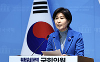 백혜련, 원내대표 출사표…"당내 비위 무관용, 윤리심판원 자동 회부”