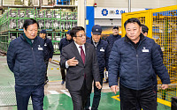 정일선 광주은행장, 취임 첫날 車 제조 공장 방문…지역 상생금융 시동